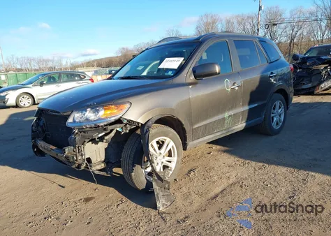 2012 Hyundai Santa Fe Limited V6 from USA, damaged, VIN 5XYZKDAG4CG154763